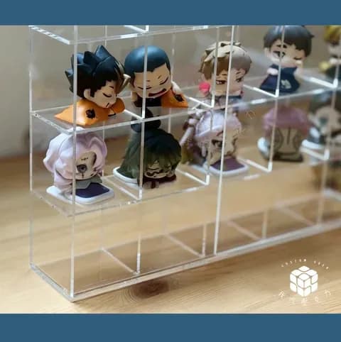 25-Compartment Capsule Toy Storage Box