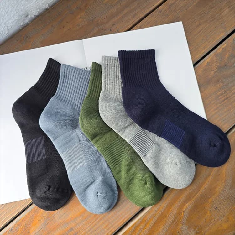 Triple Deodorizing Cushioned Sports Socks