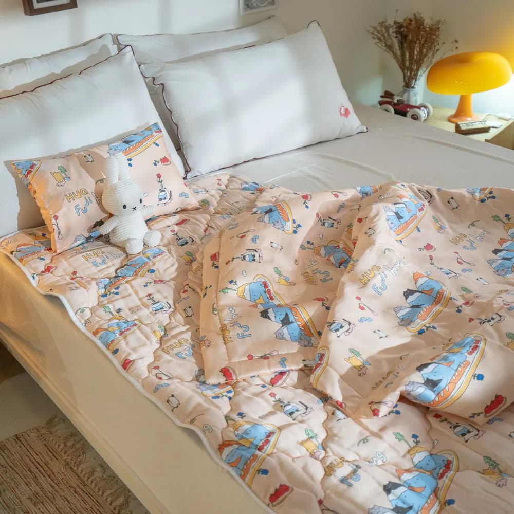 Fuji Mountain Train Kids Sleeping Mat Set