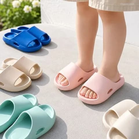 Kids Thick-sole Bubble Slippers
