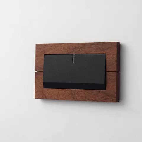 Walnut Magnetic Switch Panel, Single Switch