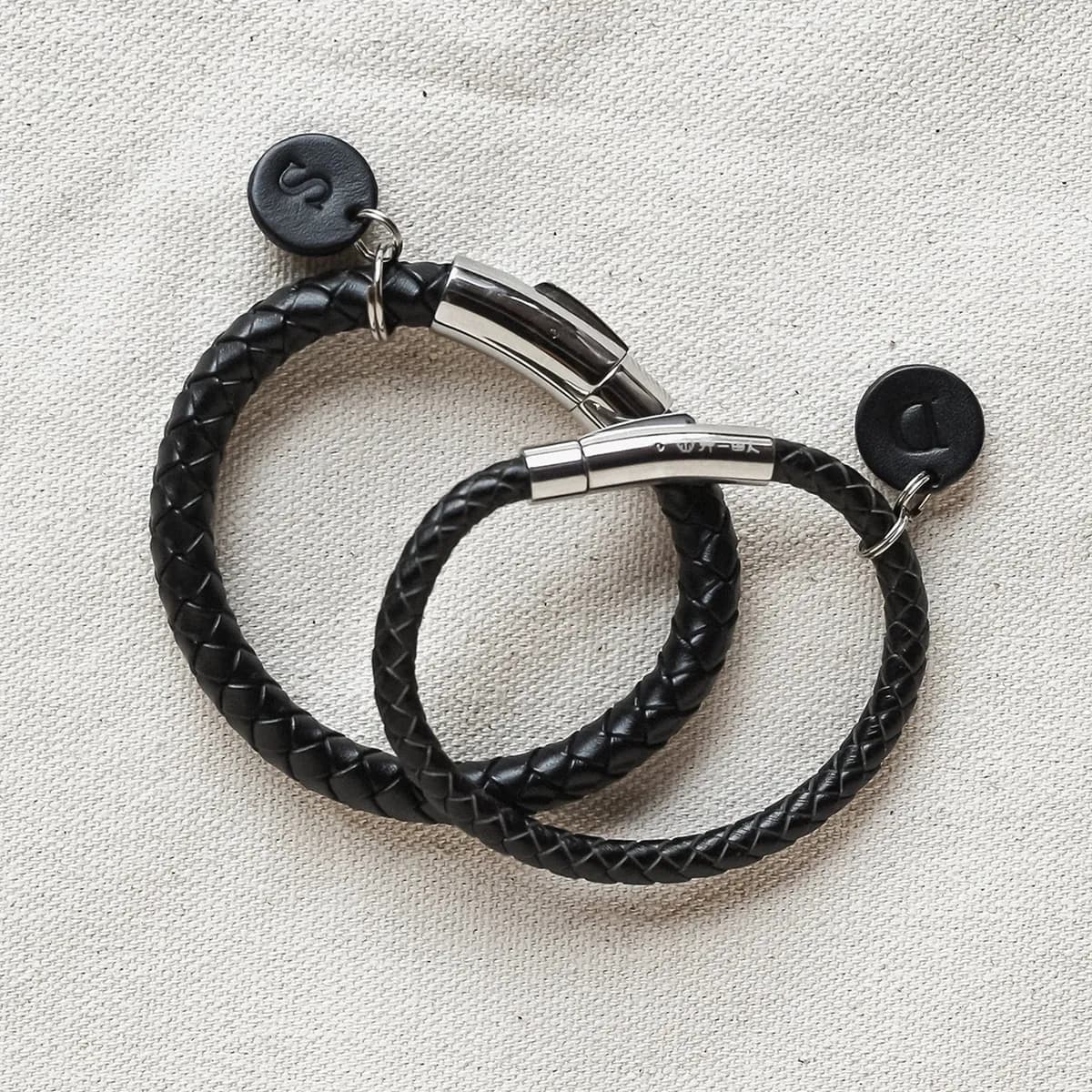 Woven 8+5mm Bracelets with Tag