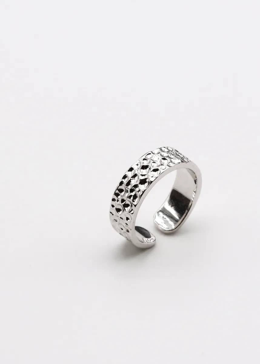 Meteorite No. 1 Sterling Silver Ring
