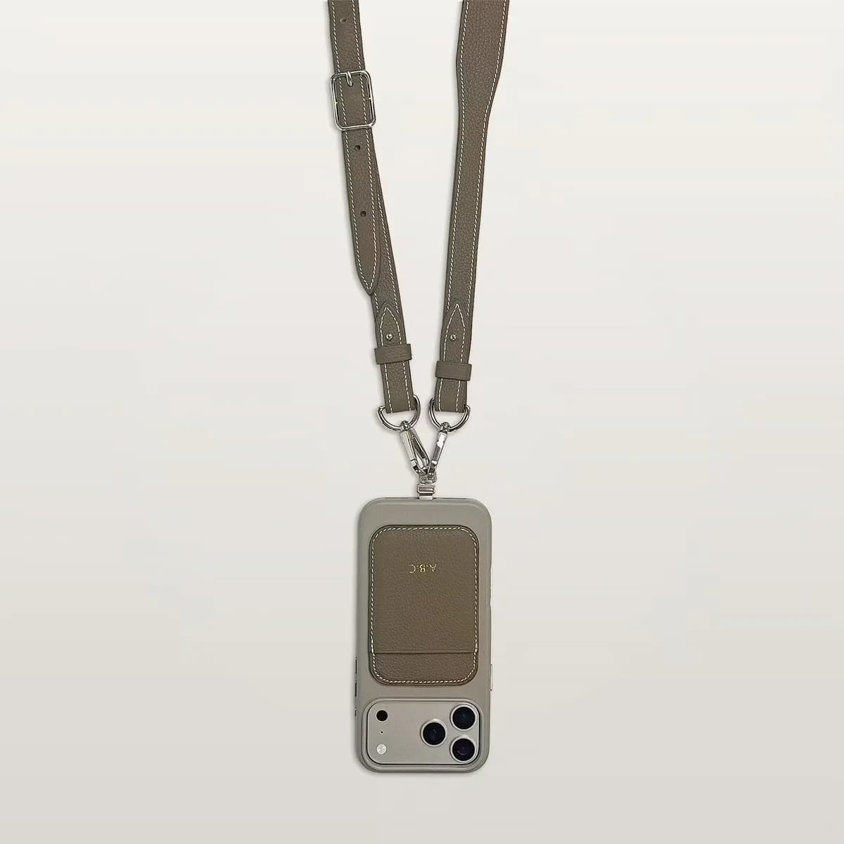 Leather Phone Lanyard Strap