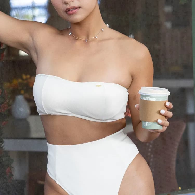 SurfAce Flatwhite Bandeaux Top