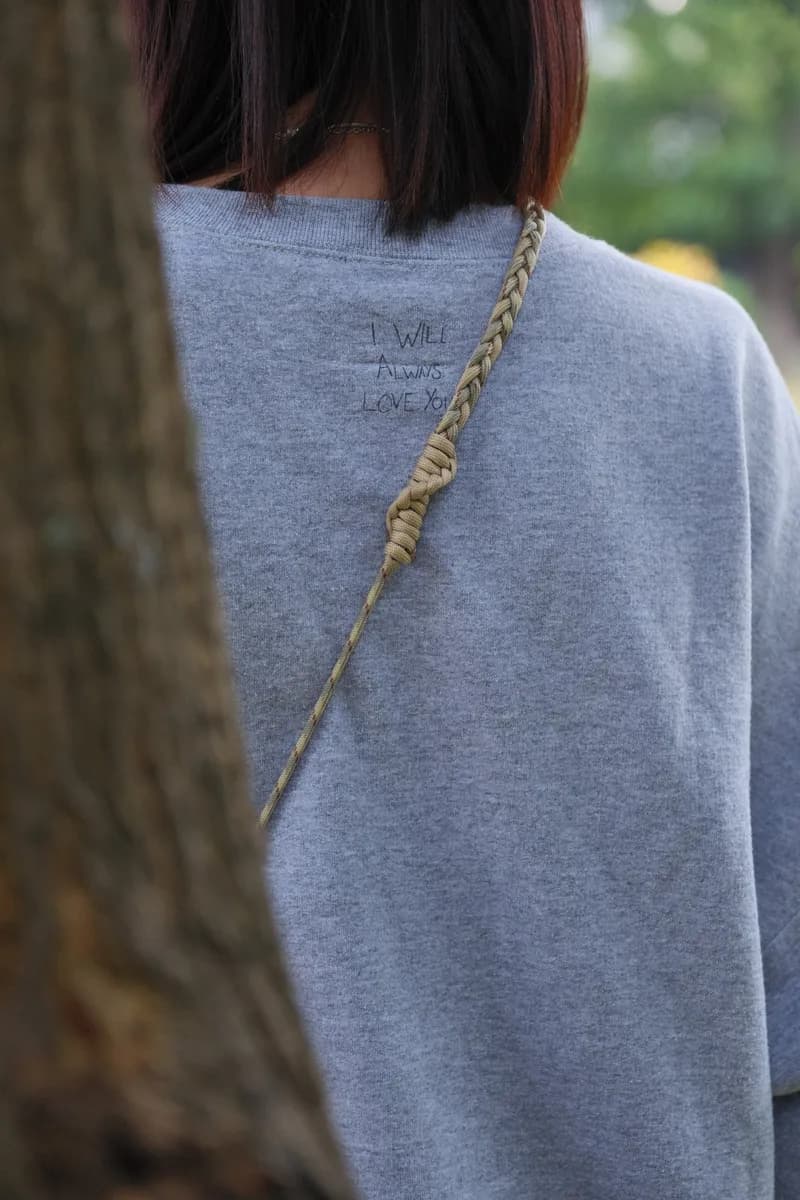 Drawstring Pouch Bag in Natural Cotton Linen