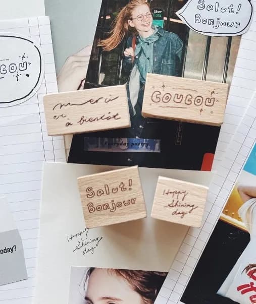 French Everyday Expressions Stamps