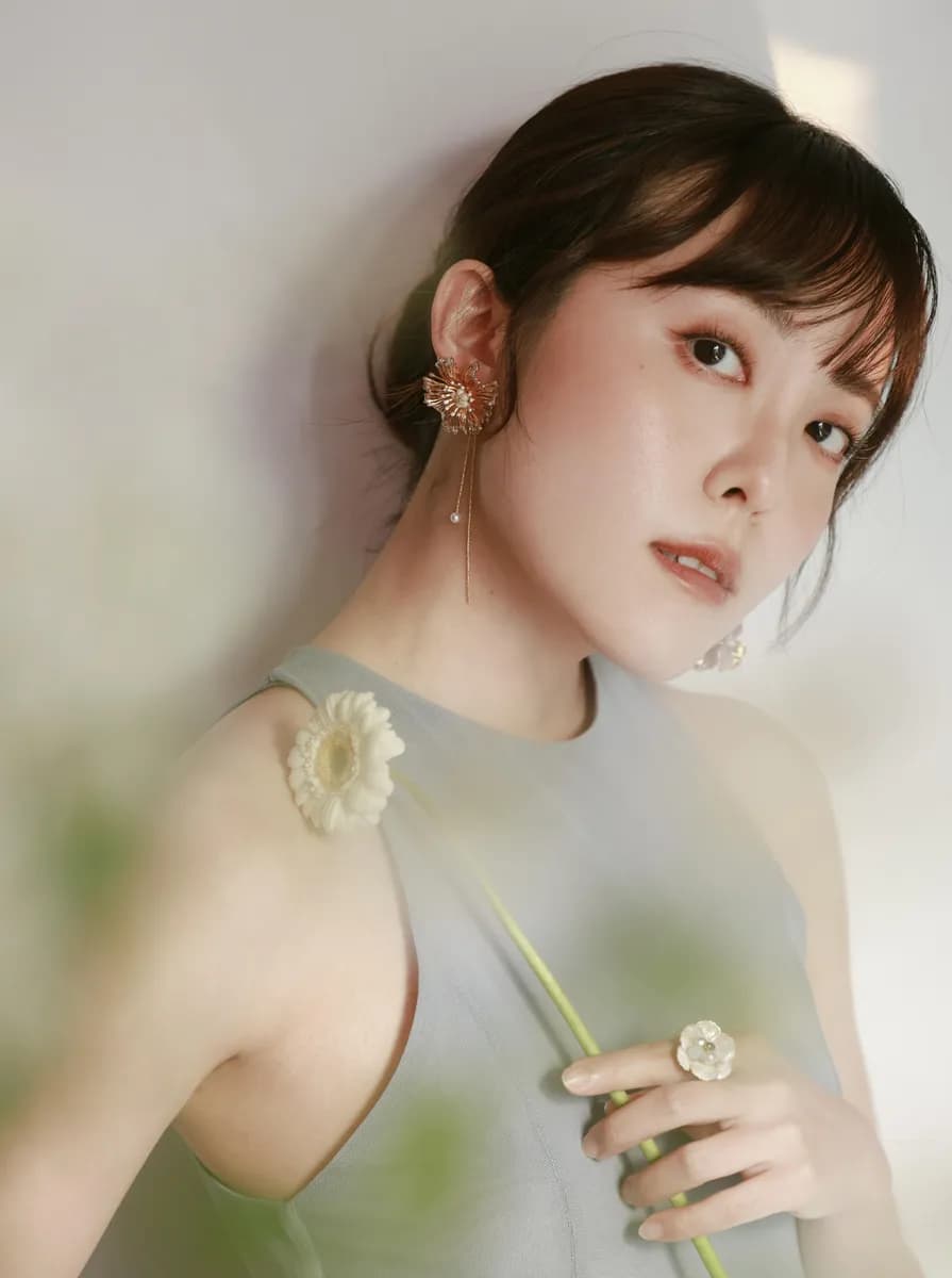 Blooming Firework Pearl Drop Earrings