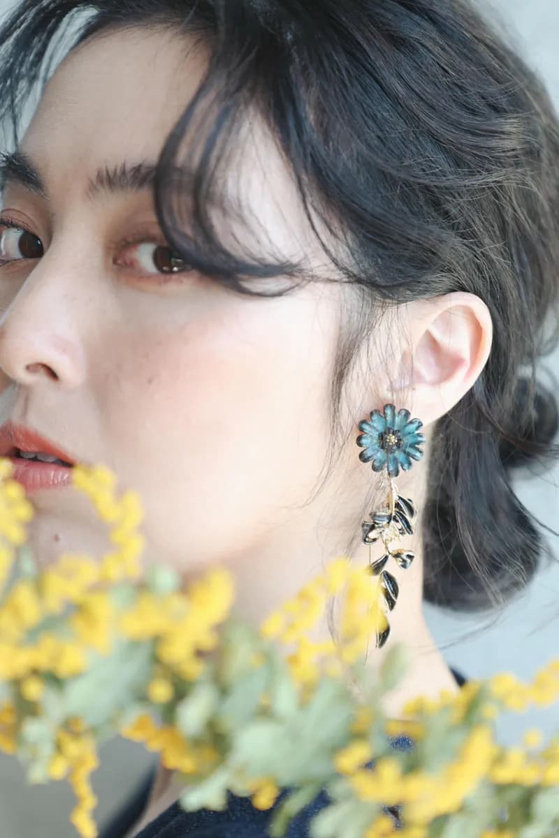 Cosmos Garden Drop Earrings