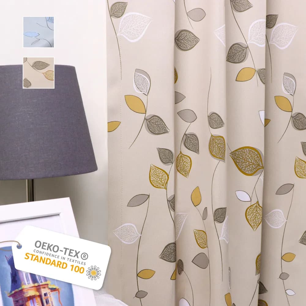 Handmade Blackout Curtain – Autumn Leaves