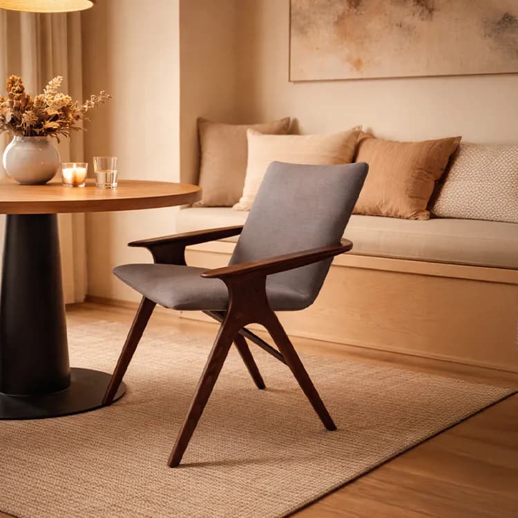 Cheng Hu Solid Wood Art Dining Chair