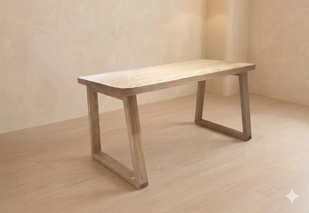 Ban Ri Solid Ash Wood Dining Table