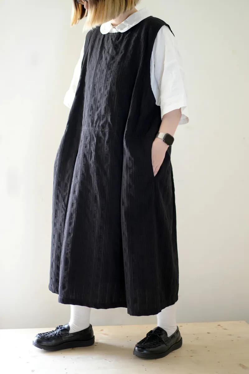 Textured Stripe Sleeveless Dress 2.0