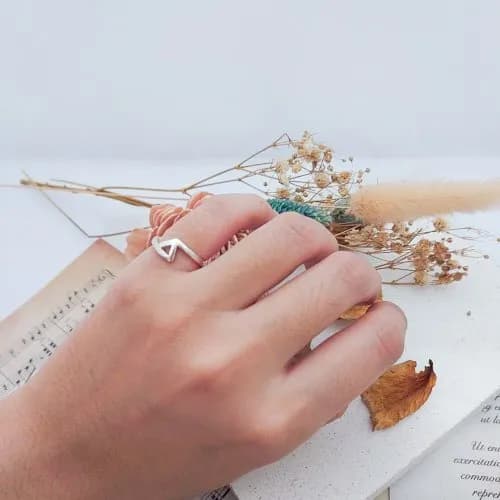 999 Silver Dimension Ring