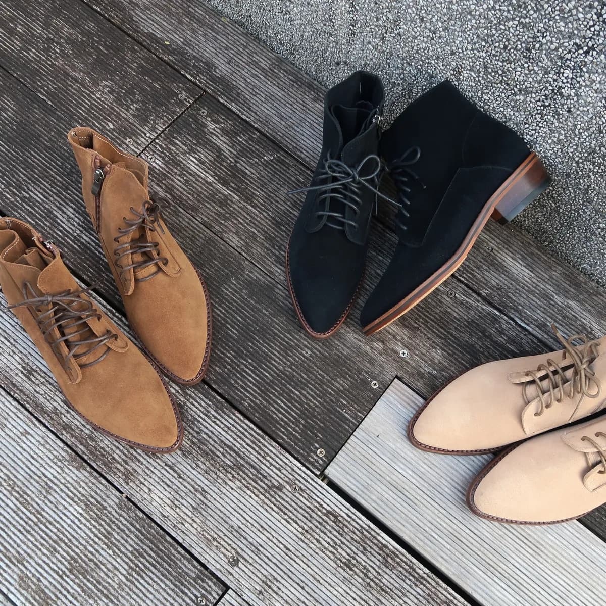 Water-Resistant Derby Ankle Boots