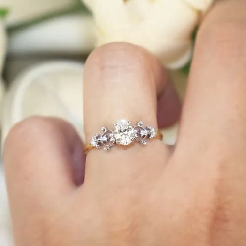 Classic Bride Oval Diamond Ring
