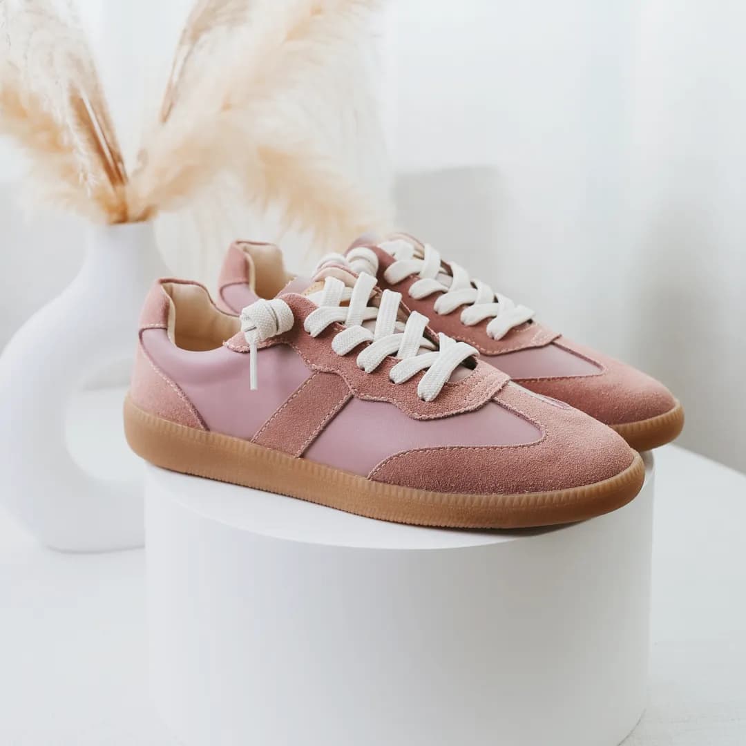 Emily Leather Shoes Pink