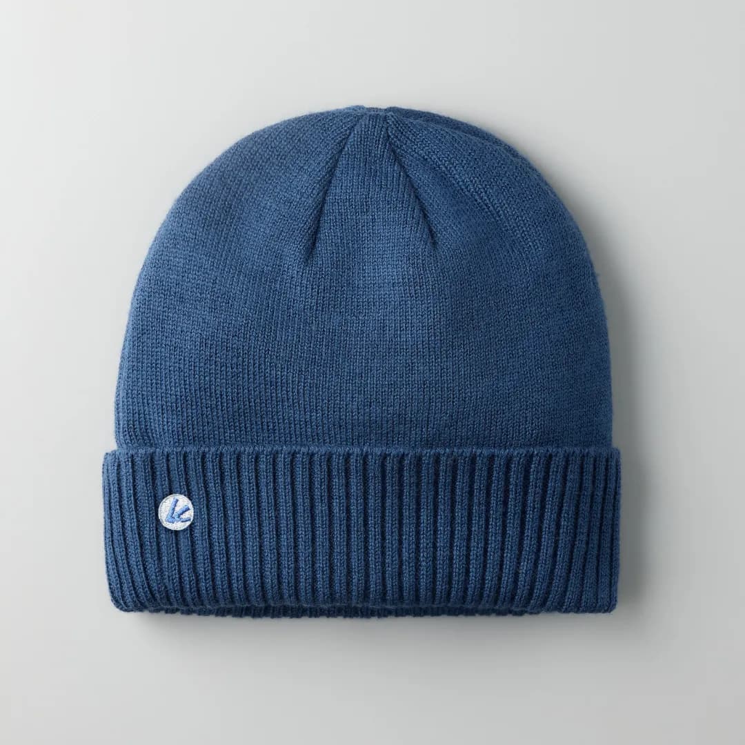 Merino Wool Hat Blue