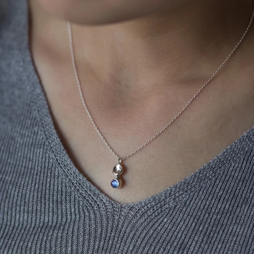 Moon Sol Moonstone Necklace