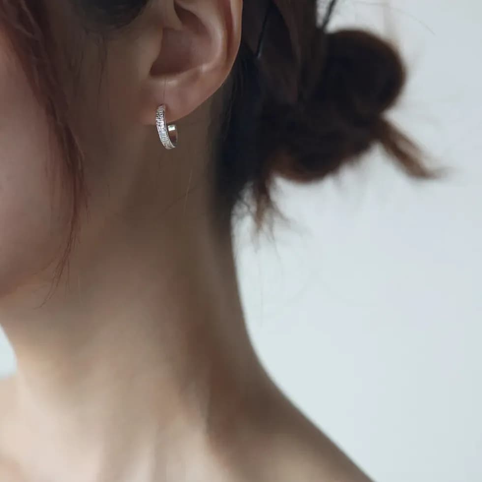 Pure White Earrings