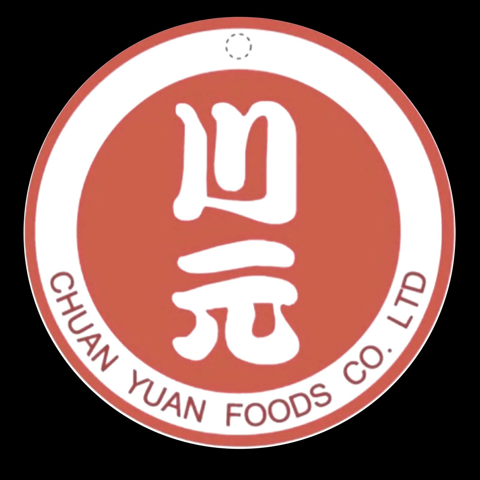 The logo of Chuan Yuan Foods, featuring a circular design.